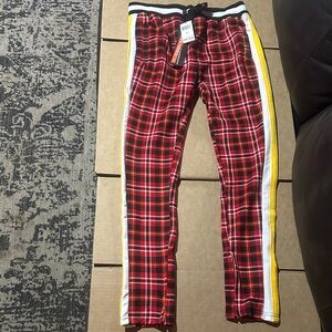 Men’s Plaid Track Pants